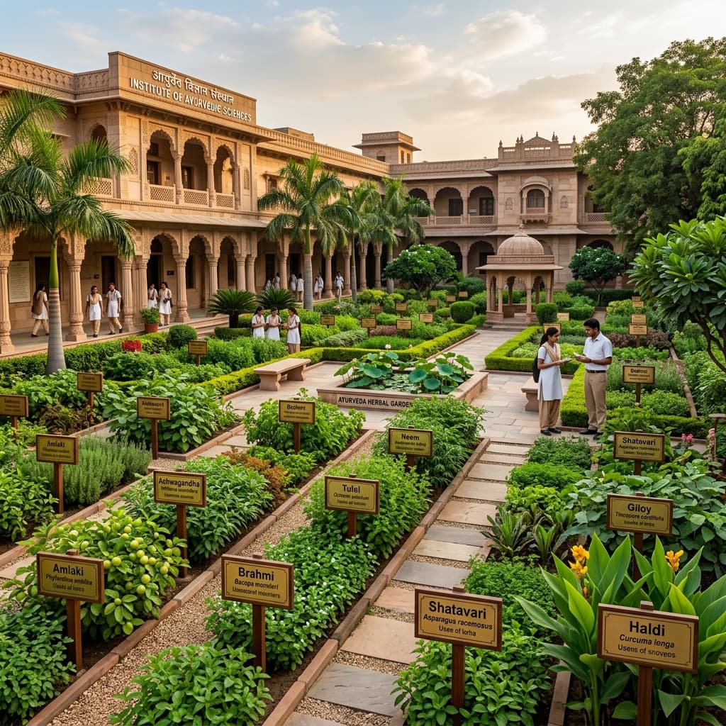 Dravyaguna Medicinal Herbal Garden
